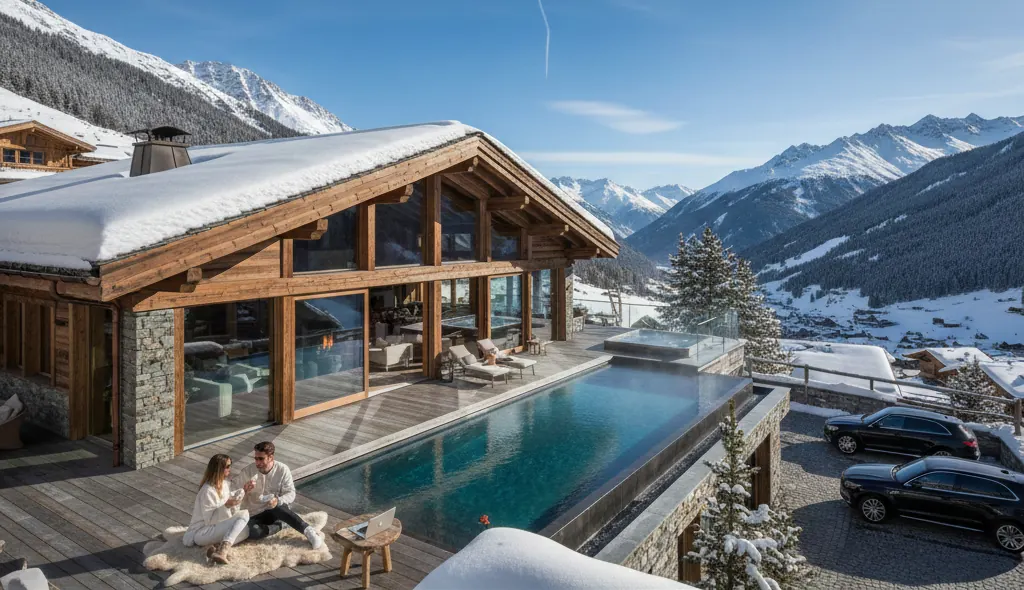Villa de luxe dans les Alpes
